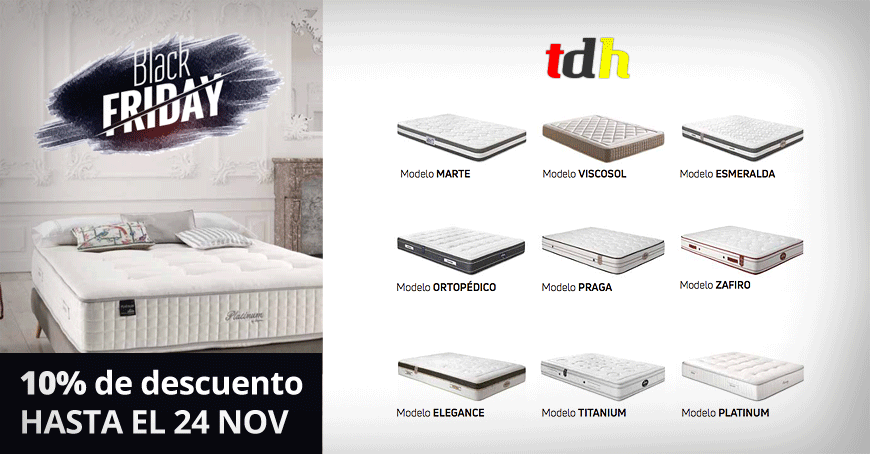 Black Friday Colchones en Elche, Petrer, Elda y Alicante