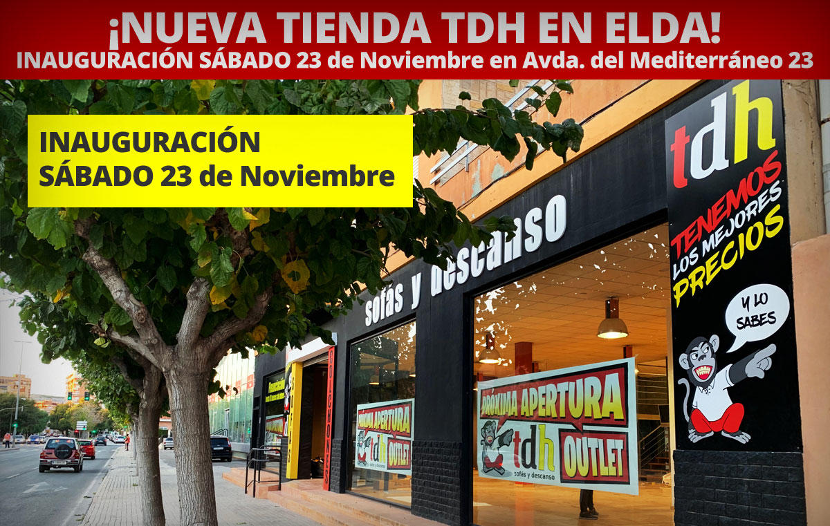 Inauguración tienda sofas y colchones Elda